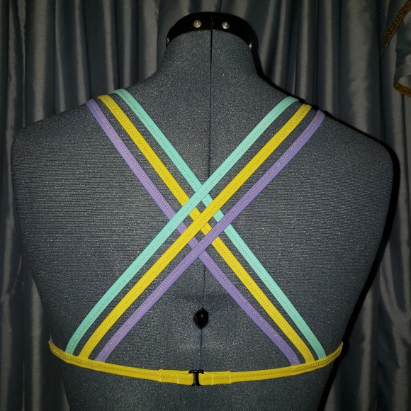 Victoria's Secret Swimwear Set Strappy Bikini Large Top & Medium Bottom NWT - Picture 12 of 15